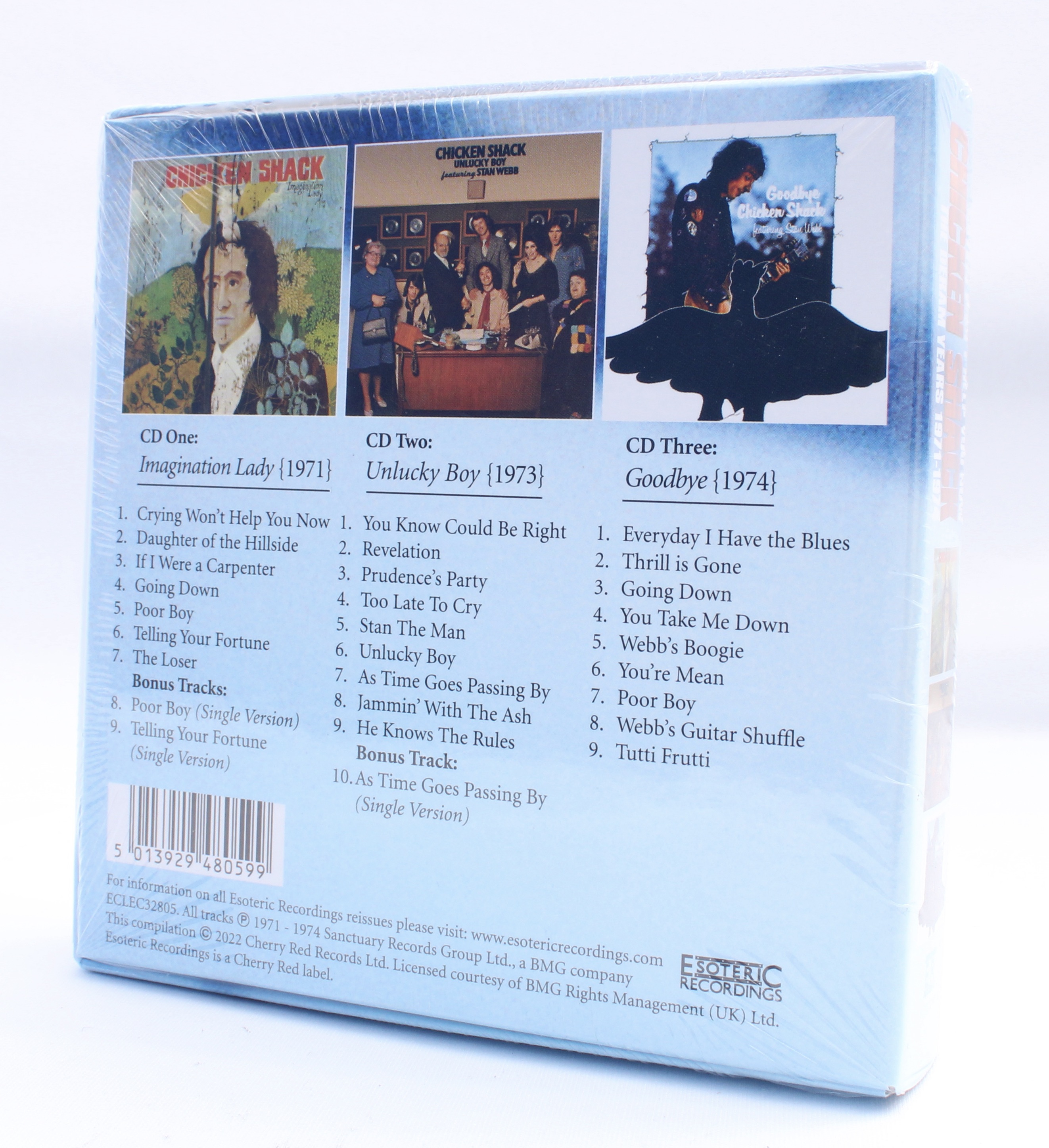 New Esoteric Recordings CHICKEN SHACK: CRYING WON'T HELP YOU NOW - THE ...
